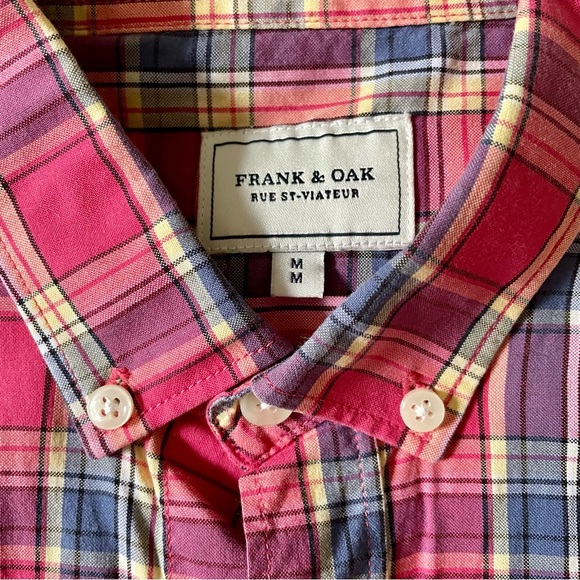 Frank & Oak short sleeve plaid shirt - Picture 2 of 6